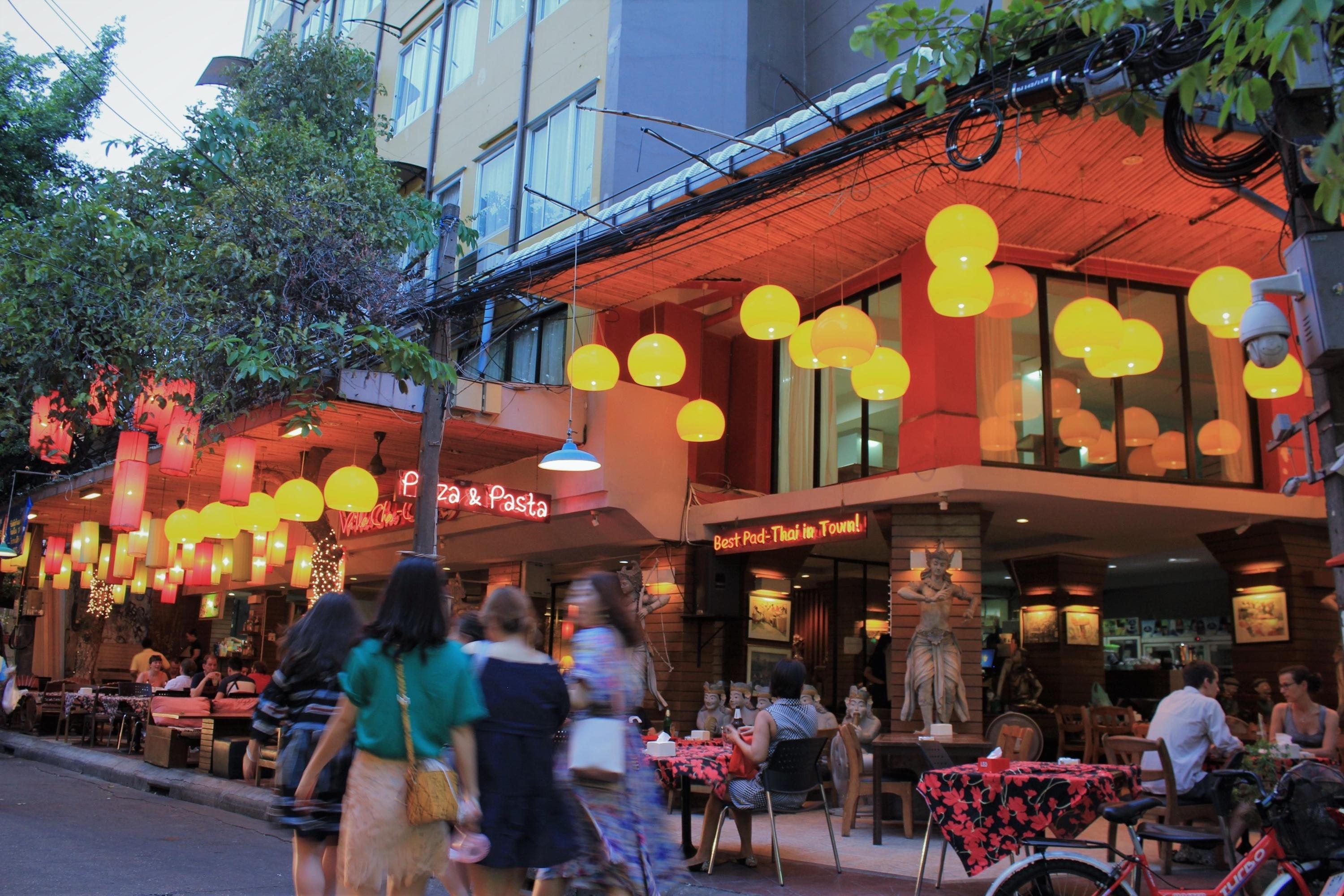 Villa Cha-Cha Khaosan Rambuttri Bangkok Buitenkant foto